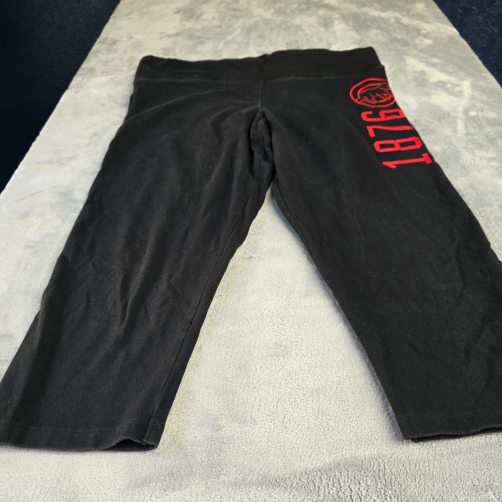 VICTORIA'S SECRET PINK MLB size: Lg CHICAGO CUBS CROPPED YOGA LEGGINGS